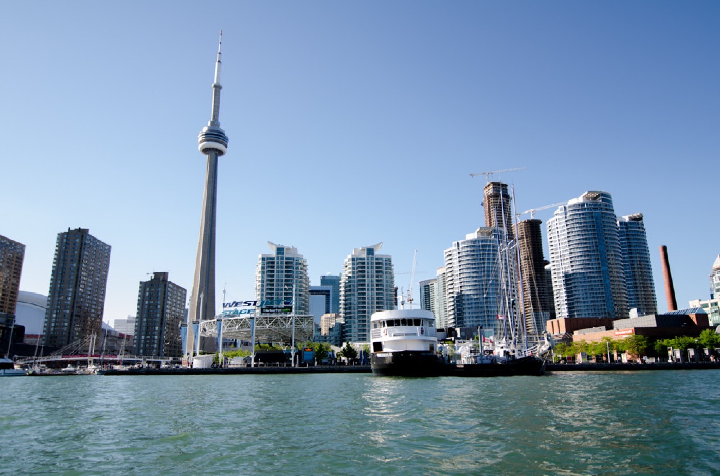 Toronto's harbourfront towers