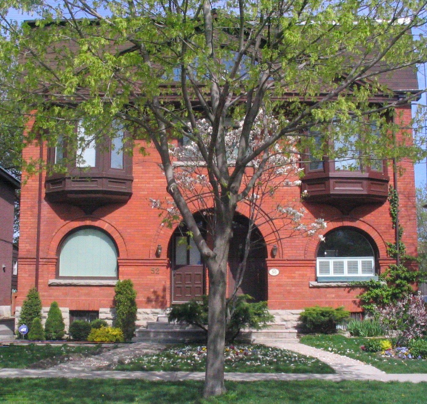 A row of Victorian houses in Mimico, Toronto