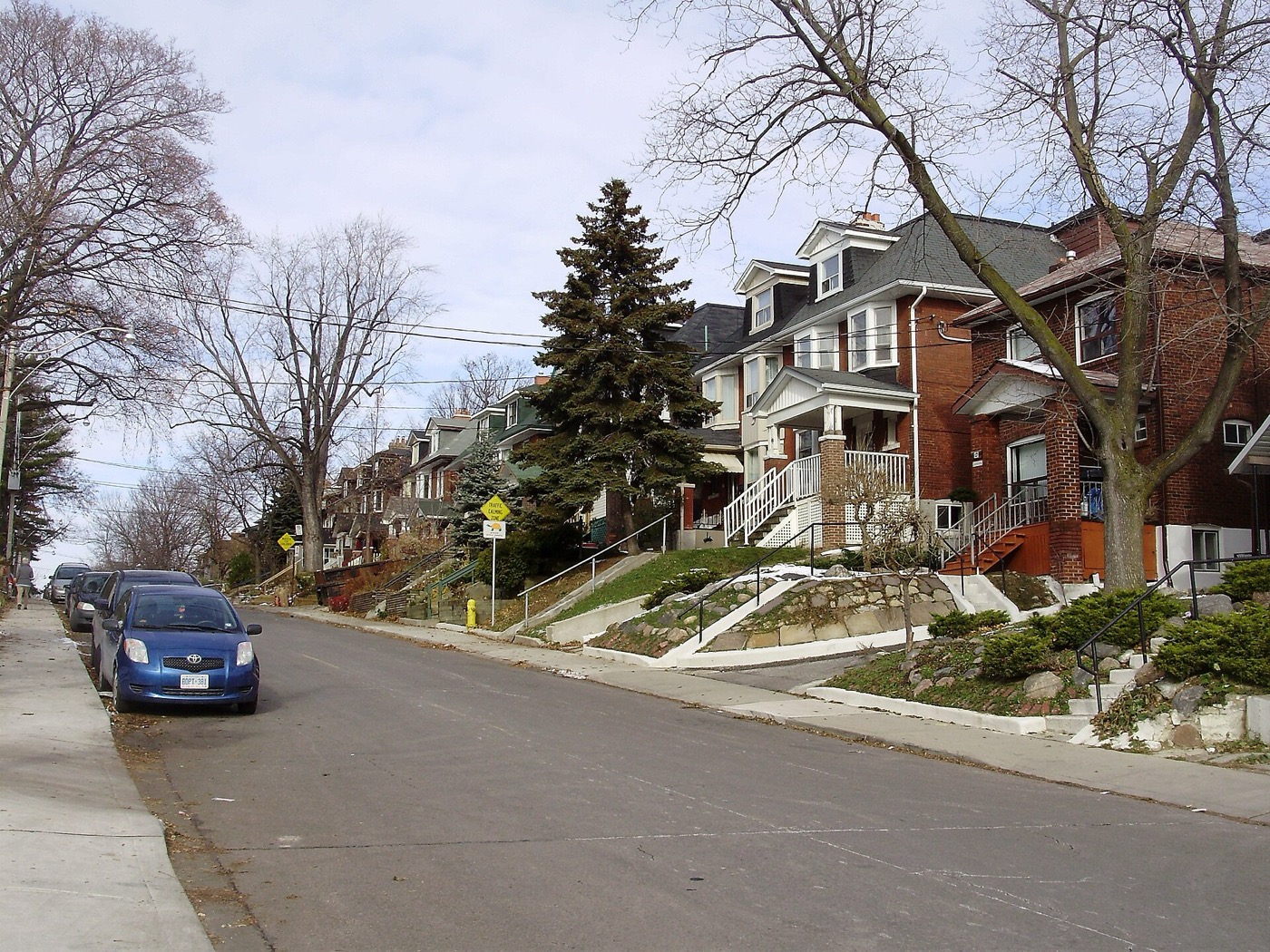A residential street in the Wychwood neighbourhood of Toronto